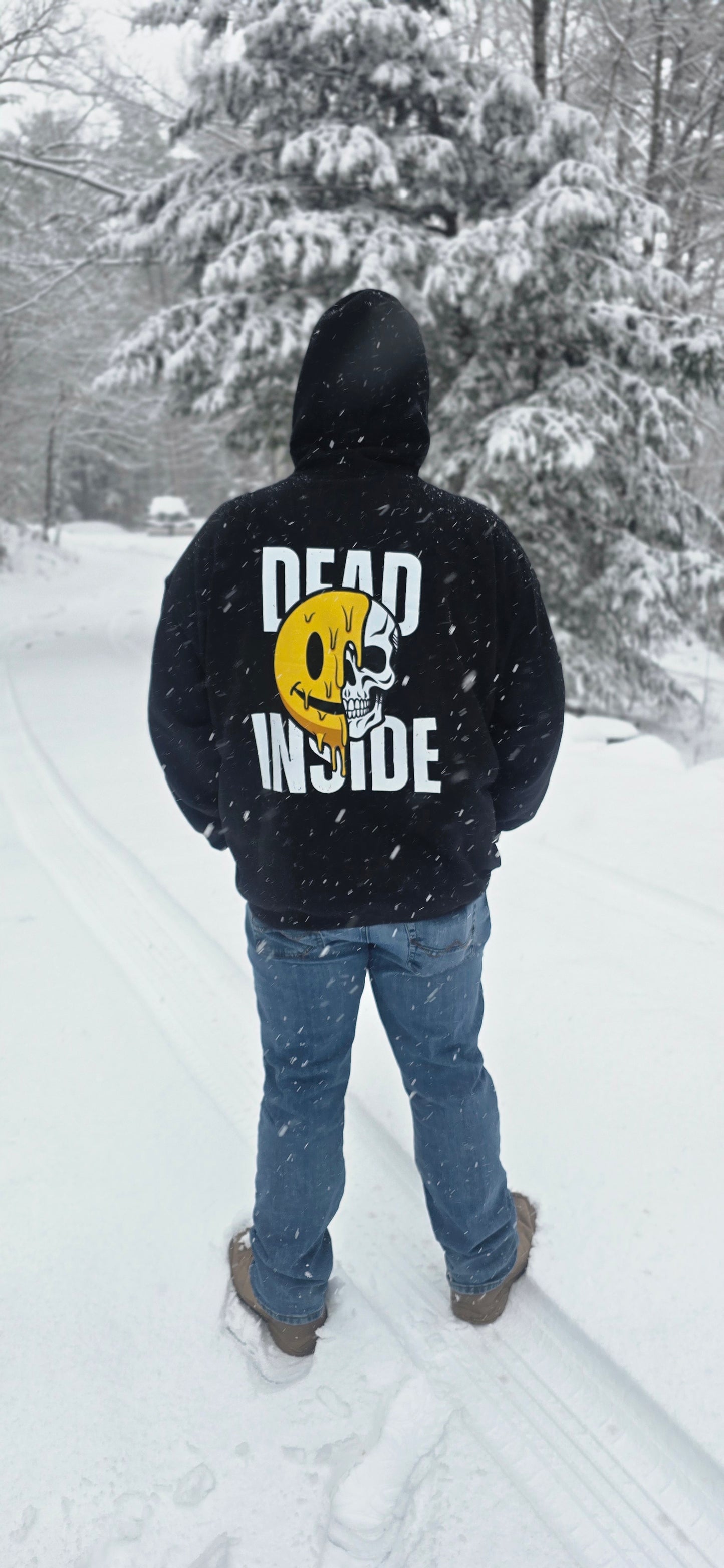 Happy Outside, Dead Inside Sweatshirt - 5 colors to choose from