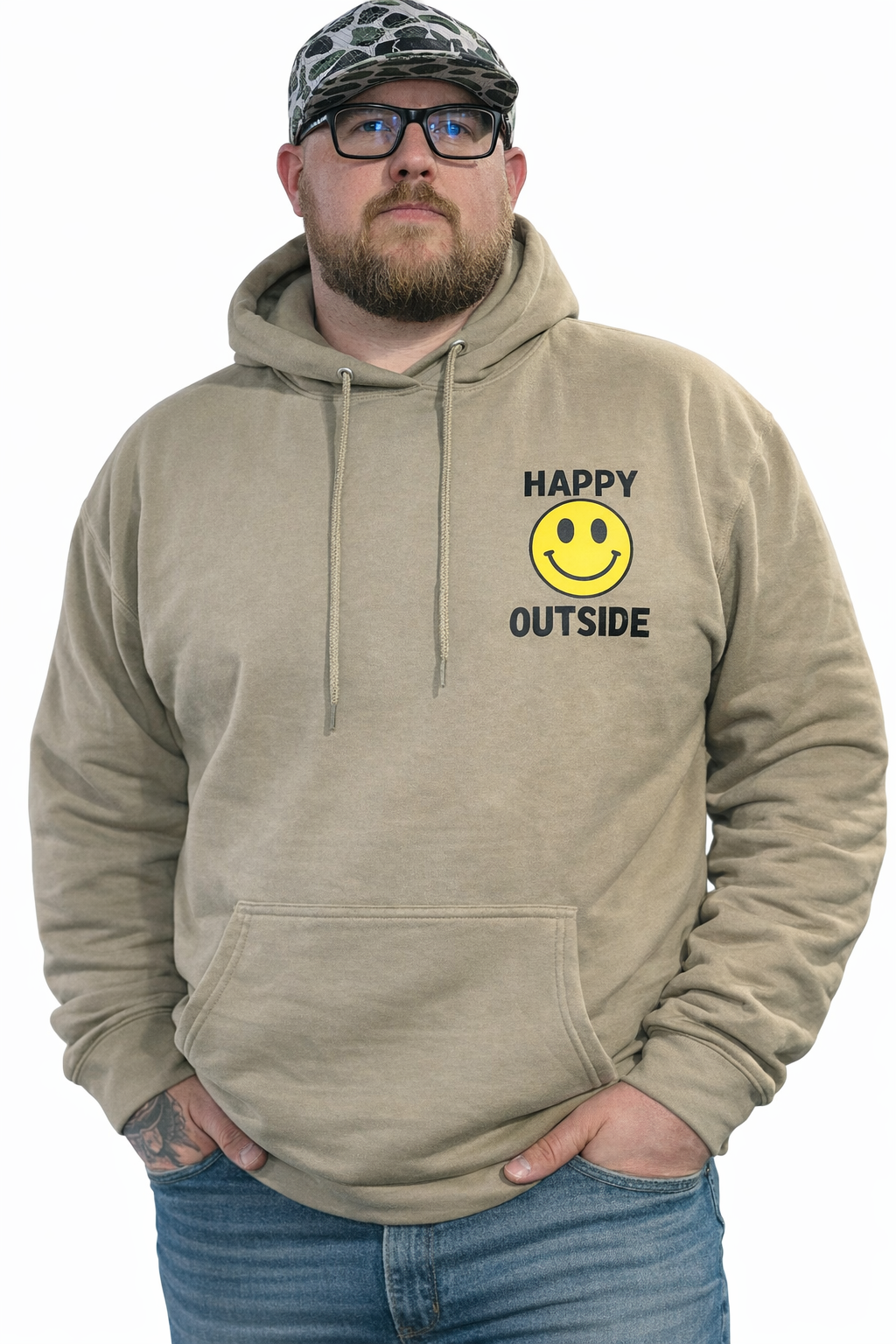 Happy Outside, Dead Inside Sweatshirt - 5 colors to choose from