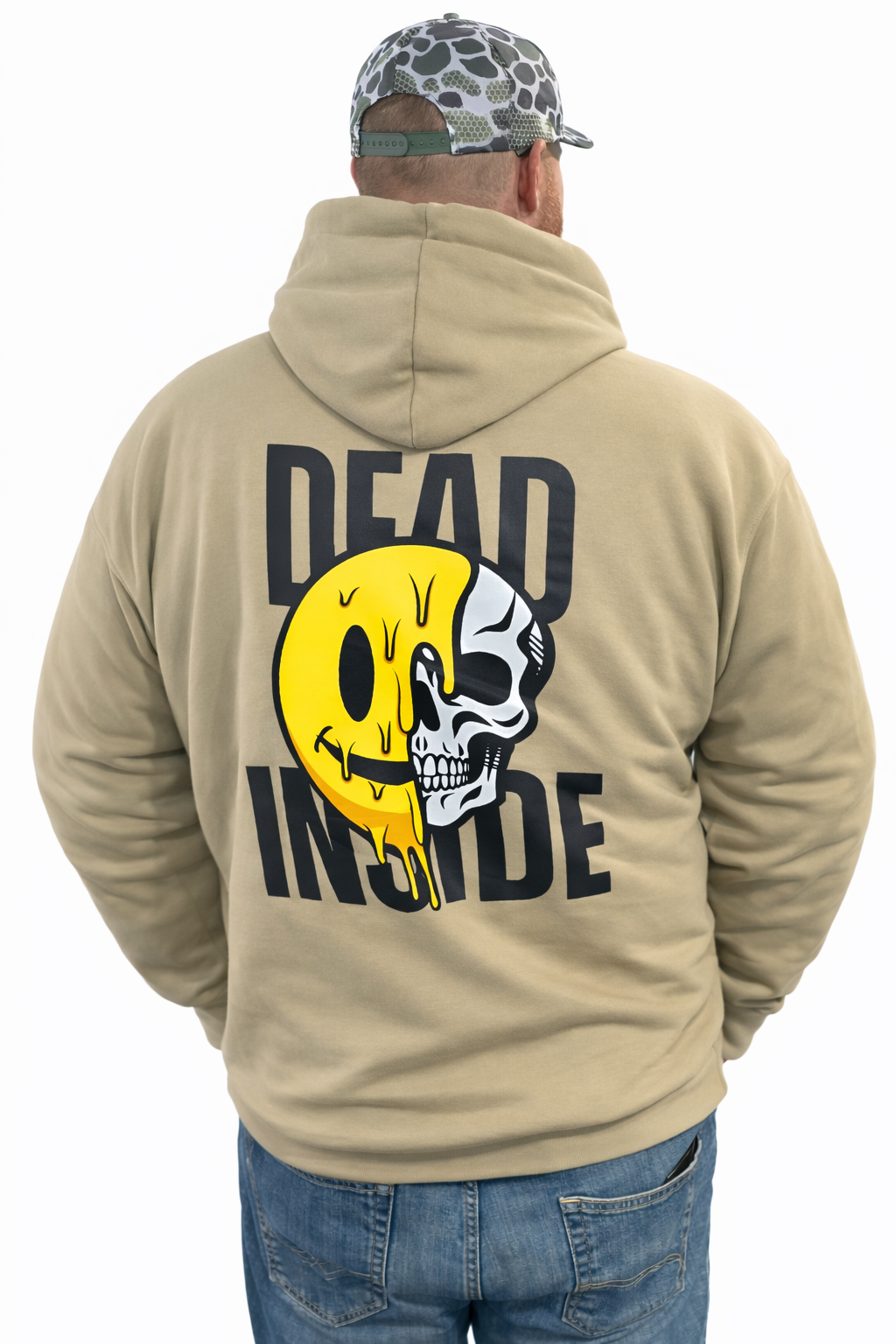 Happy Outside, Dead Inside Sweatshirt - 5 colors to choose from